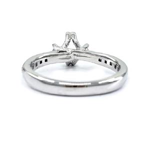 Chine directe usine bijoux véritable haut de gamme 18k solide or blanc diamant naturel forme Bling Solitaire bague pour la fête de mariage - Product Image 3
