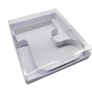 Boîte cadeau en carton en forme de lettre, transparente, remplissable, pour bonbons, fleurs, fraises, avec couvercle - Product Image 4
