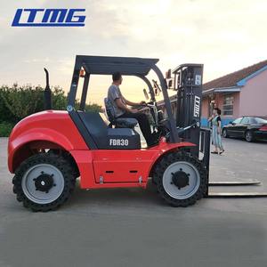 Vendita calda quattro ruote motrici Montacargas 3 Ton 3.5 Ton terreno accidentato carrello elevatore 2WD 4WD <span class=keywords><strong>ATV</strong></span> Diesel All terreno prezzo del carrello elevatore - Product Image 3