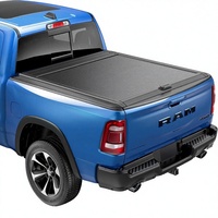 Manuell Einziehbare Aluminium-Hardtop-Abdeckung für 2009-2026 Dodge Ram 1500 5'7'' Ladefläche (Klassisch/Neues Karosserie-Design) Multifunktional