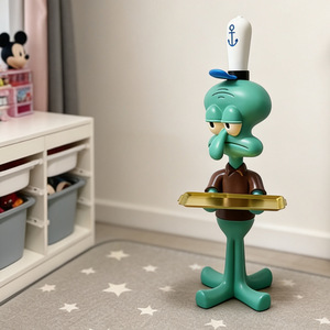 Escultura de Arte, Decoración de Interiores, Sala de Estar, Dormitorio, Trabajador de Calamar, Artesanía de Resina - Product Image 2