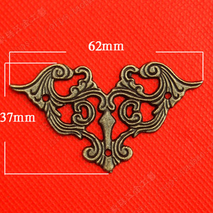 Perfil de esquina de aleación 37x62mm, pieza decorativa duradera para caja de madera - Product Image 1