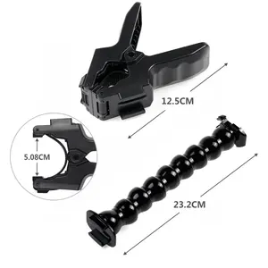 Hongdak prix d'usine mâchoires en gros pince flexible montage pince de caméra d'action rotative Flexible pince pour <span class=keywords><strong>Gopro</strong></span> <span class=keywords><strong>7</strong></span> 6 5 4 - Product Image 6