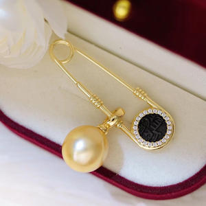 Colgante de Plata S925 con Cuentas de 9-12 mm, Accesorios de Perlas para DIY, Caja Vacía para Colgante de Collar con Forma de Flor, Broches de Moda 31041 - Product Image 2