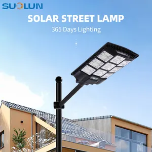 SUOLUN Solarbeleuchtung für Parkplatz Ip65 wasserdicht im Freien 400 w 500 w 800 w 1000 w integriertes All-in-One-Led-Solar-Straßenlicht