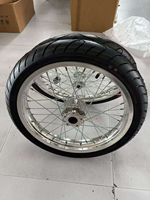 Juego de Ruedas Supermoto de 17 Pulgadas para Light Bee Talaria X, Llantas de Aleación de Aluminio Aeroespacial 7116-T6, Negro/Plateado, Modificación para Carreras