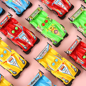 Coche de Carreras de Inercia con Retroceso para Niños, 12.7x6.2x3cm, Vehículo de Juguete de Plástico con Fricción, Edad 5-7 Años - Product Image 1
