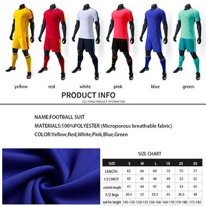 Set di divise <span class=keywords><strong>da</strong></span> <span class=keywords><strong>calcio</strong></span> OEM Factory Set di allenamento t-shirt e pantaloncini taglie forti per l'esercizio di <span class=keywords><strong>calcio</strong></span> basket - Product Image 2