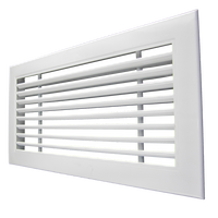 Diffuseur linéaire en aluminium à fentes de 0, 15 et 30 degrés, ventilation de plafond, grille d'alimentation en air