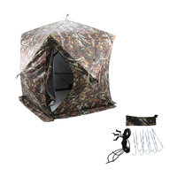 Tente de Camouflage légère et Portable pour 1 à 2 personnes, tente de chasse en plein air muette pour l'observation des oiseaux