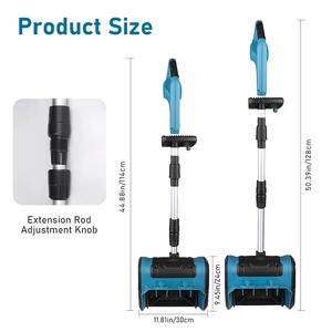 <span class=keywords><strong>Souffleuse</strong></span> à neige sans fil portative, déneigeuse électrique, <span class=keywords><strong>poignée</strong></span> réglable, conception détachable <span class=keywords><strong>pour</strong></span> un rangement facile - Product Image 2