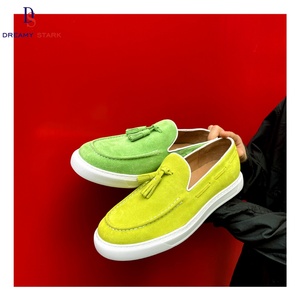 2025 Haute Qualité En Gros Chaussures Décontractées pour Hommes en Daim de Vache, Respirantes, à Enfiler, pour la Marche en Extérieur, Grandes Tailles, Type Mocassins - Product Image 4