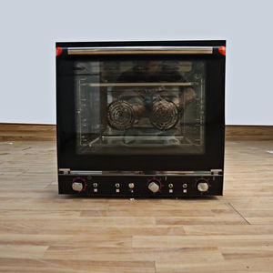 فرن تجاري من الفولاذ المقاوم للصدأ 4 صواني بيتزا بالهواء الساخن على المنضدة الكهربائية - Product Image 4