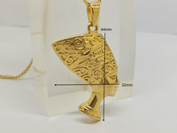 Collar de Acero Inoxidable con Colgante de Pirámide Egipcia, Rey Tut, Reina Nefertiti, Cruz Ankh, Joyería Africana para Hombre