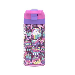 Garrafa de Água Infantil Ecológica com Estampa de Unicórnio em Desenho Animado, Bico Flip, À Prova de Vazamentos, Portátil, Lavável na Máquina de Lavar Louça, Copo para Meninas - Oferta Imperdível - Product Image 2