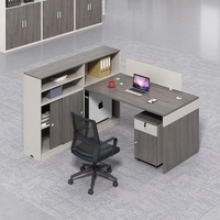 Mobilier de bureau moderne haut de gamme patron ergonomique bureau de direction en bois en forme de L ordinateur de bureau