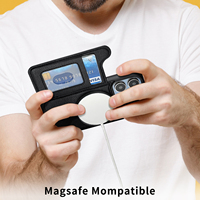 Étui de téléphone magnétique en cuir pour entreprise avec support en PU, porte-cartes, portefeuille et accessoires pour iPhone 16 Pro Max, 15, 14, 13, 12, et séries 17