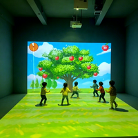 Système de projection interactif ChariotTech certifié CE pour jeux éducatifs et de fitness sur mur et sol