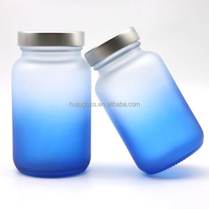 Botella de <span class=keywords><strong>Vidrio</strong></span> Esmerilado con Degradado de Color de 120ml/150ml, Envase Vacío Recargable para Cosméticos y Cuidado de la Piel - Product Image 1