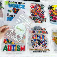 Goode Wholesale - Pegatinas de Transferencia Térmica DTF Personalizadas para Camisetas Deportivas, Prendas de Vestir, Alta Resolución, Lavables, Termoadhesivas, para Autismo