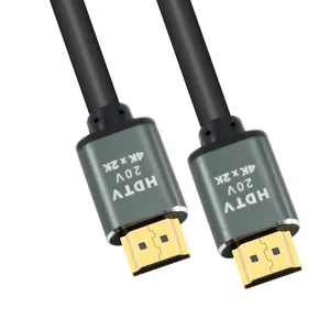 Vente en gros câble HDMI 1080p haute définition câble de connexion TV et ordinateur 4K du fabricant emballé dans un poly-sac