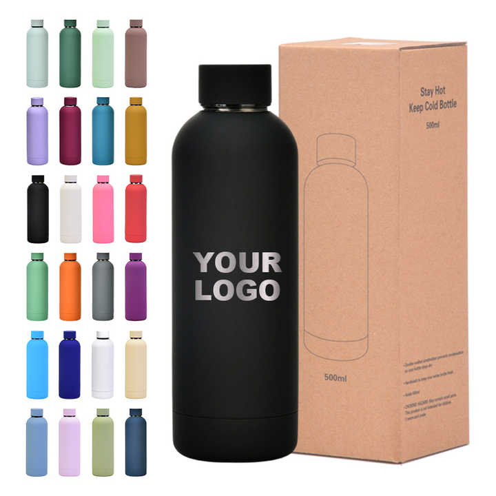 500ml Cola Shaped Double Wall 304 Stainless Steel Small Mouth Vacuum ...