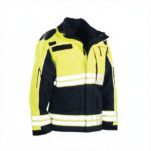 Chaqueta de Trabajo Reflectante de Algodón de Alta Calidad con Luz LED Intermitente, Forro Térmico Resistente al Agua, Cálida y Segura - Product Image 4