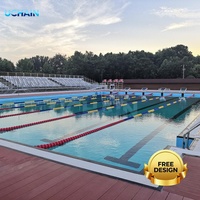 Piscine de compétition olympique 50m, certification professionnelle pour la construction de centres de formation à la natation pour événements internationaux