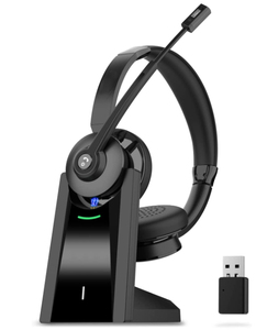 Nâng Cấp 2025 Bt Trung Tâm Cuộc Gọi Tiếng Ồn Hủy Bỏ Tai Nghe Với Microphone Tùy Chỉnh Doanh Nghiệp Cấp Tai Nghe Không Dây - Product Image 1