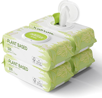100 lingettes nettoyantes et désodorisantes pour animaux de compagnie, non parfumées, hypoallergéniques, à base de plantes, pour les pattes, le derrière et les soins des glandes anales des chiens et des chats