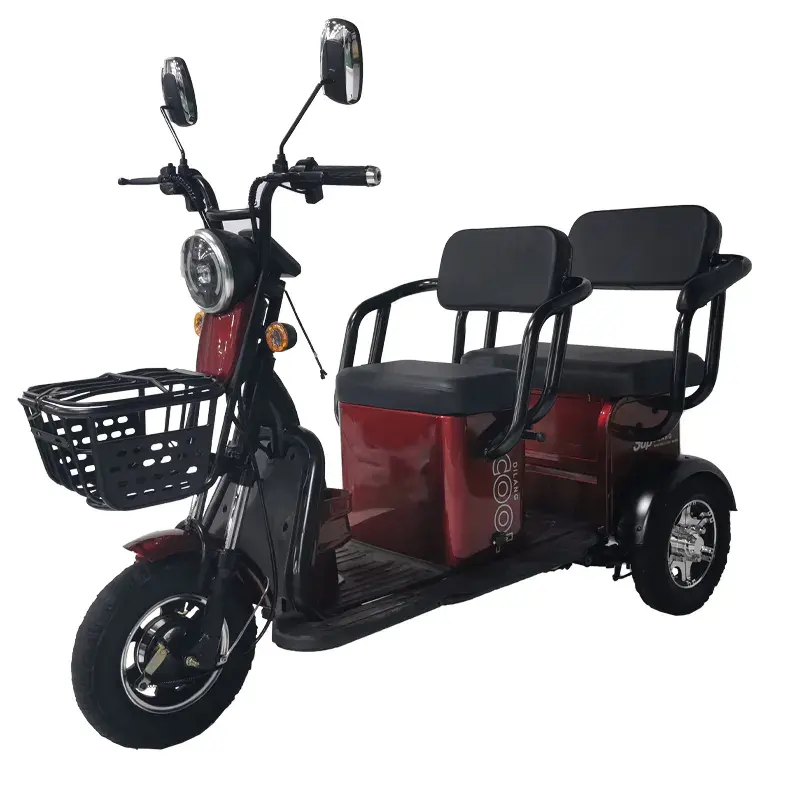 2023 El triciclo eléctrico de tres ruedas más popular de 500W con alta calidad para adultos