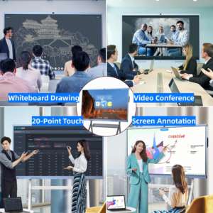 Téléviseur Intelligent 4K Ultra HD 55-75 Pouces avec Rétroéclairage LED, Écran Tactile <span class=keywords><strong>Samsung</strong></span>, <span class=keywords><strong>Tableau</strong></span> Blanc <span class=keywords><strong>Interactif</strong></span> 65/75 Pouces - Product Image 6