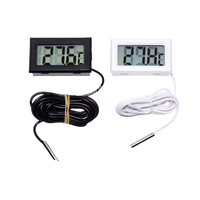 FY10 TPM10 Wasserdichter Temperaturfühler LCD Mini Digital-Thermometer für Gefrierschrank / Kühlschrank / Aquarium / Wasser