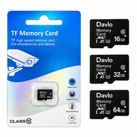 Carte mémoire SDXC TF originale à puce U3 V30 noire 32 Go personnalisée directement de l'usine pour haut-parleur intelligent et caméra numérique