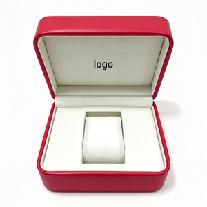 Estuche de Cuero Económico para un Solo Reloj, Juego Completo de Caja de Empaque para Reloj con Bolsa de Regalo, Tarjeta y Certificado, Caja con Logotipo Personalizado - Product Image 5