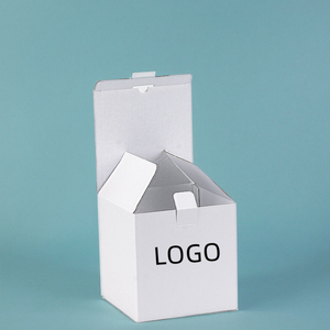Nhà Sản Xuất Tái Chế Nến Hộp Biểu Tượng Tùy Chỉnh Trắng Giấy Gấp Vận Chuyển Bao Bì Sóng Carton Cho Thủ Công Mỹ Phẩm - Product Image 2