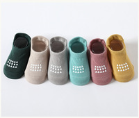 Chaussettes épaisses pour enfants 2025 – Chaussettes antidérapantes chaudes de couleur unie pour bébés garçons et filles – Chaussettes décontractées en coton pour nouveau-nés