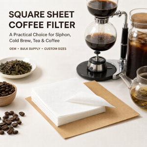 Filtros de Café de Papel Estilo <span class=keywords><strong>Chemex</strong></span> Reforzados de Cuatro Bordes, 100 Unidades por Bolsa, Tamaño Preciso, para Cafeterías y Reuniones Familiares - Product Image 6