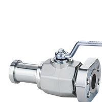 Vente directe usine – Vanne à boisseau sphérique hydraulique Tai Xin à bride SAE, modèle BKHAE-210/420-DN-D/S, avec une extrémité intégrée et l'autre à bride fendue