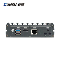 Zunsia Barato PfSense Firewall Router Mini PC J1900 J4125 4xIntel I226 2,5G LAN NVMe OPNsense Industrial Fanless Nano Mini PC