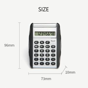 Calculadora Plegable Mini con Tapa Abatible y Logotipo Personalizado, con Soporte, Alimentación por Batería, Pantalla LCD de 8 Dígitos, Calculadora Básica para el Hogar, Oficina y Escritorio - Product Image 2