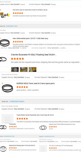 <span class=keywords><strong>Rvton</strong></span> Rear Axle Parts <span class=keywords><strong>Floating</strong></span> <span class=keywords><strong>Seal</strong></span> <span class=keywords><strong>Assy</strong></span> 566-33-00010 Bearing Steel & Silicone Rubber 5000HRS untuk Truk Dump - Product Image 5