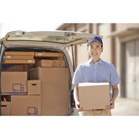 Livraison Express Service Global UPS Expédition Fret Courrier Rouge Simple Porte à Porte