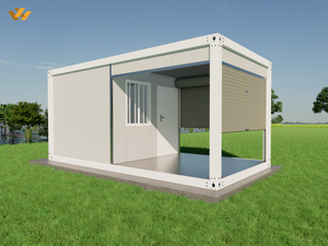 Garage avec porte à enroulement, stockage pour atelier/maison/entrepôt, fabrication chinoise, installation portable, maison préfabriquée en conteneur - Product Image 4