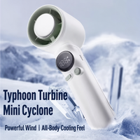 Mini ventilateur de poche hautement recommandé, fonctionnant sur piles, blanc, refroidisseur d'air, ventilateur de refroidissement domestique