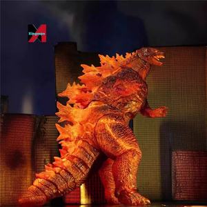 Modèle Godzilla Roi des Monstres Rouge Nuklear (ou Nuklear Burning Red) en Boîte de Présentation – Article de Collection Cinématographique - Product Image 2