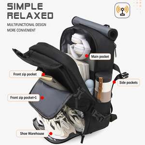 Custom Men's Laptop Bags Backpack Waterproof Casual <b>Sport</b> Travel Student Mochilas <b>Outdoor</b> Hiking Backpack with <b>Shoe</b> Compartment - Product Image 3