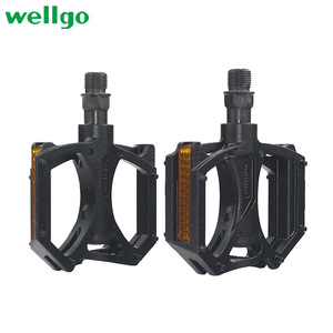 Pédales antidérapantes Wellgo M195 en alliage d'aluminium avec roulements Du et axe en acier pour VTT - Product Image 2