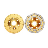 Diamant disque de meulage roue outils humide et sec Double rangée affûtage pour pierre granit marbre béton et carrelage ébavurage
