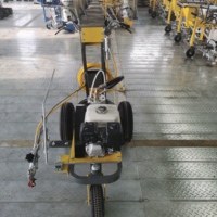 Nouveaux produits 2025 : Machine de marquage routier à pulvérisation à froid Roadshine 4L, à pompe à diaphragme et moteur, avec faible coût d'entretien